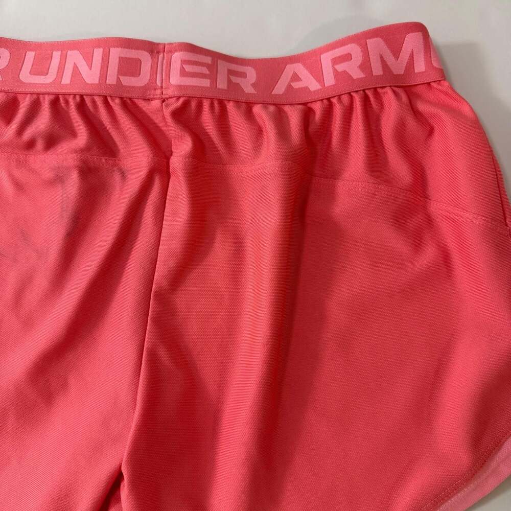 Under Armour Women's Play Up 3.0 Shorts in Pink Size S - Picture 3 of 9